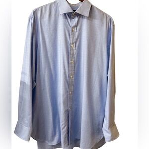 Polo Ralph Lauren 18 34/45 Blue Checkered Button Down Polo